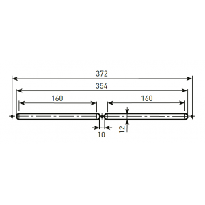 size of mounting holes and openings for window supply element air passage in the window frame
