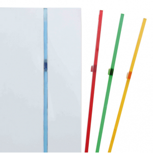 4 interchangeable colour strips - blue, red, green and yellow