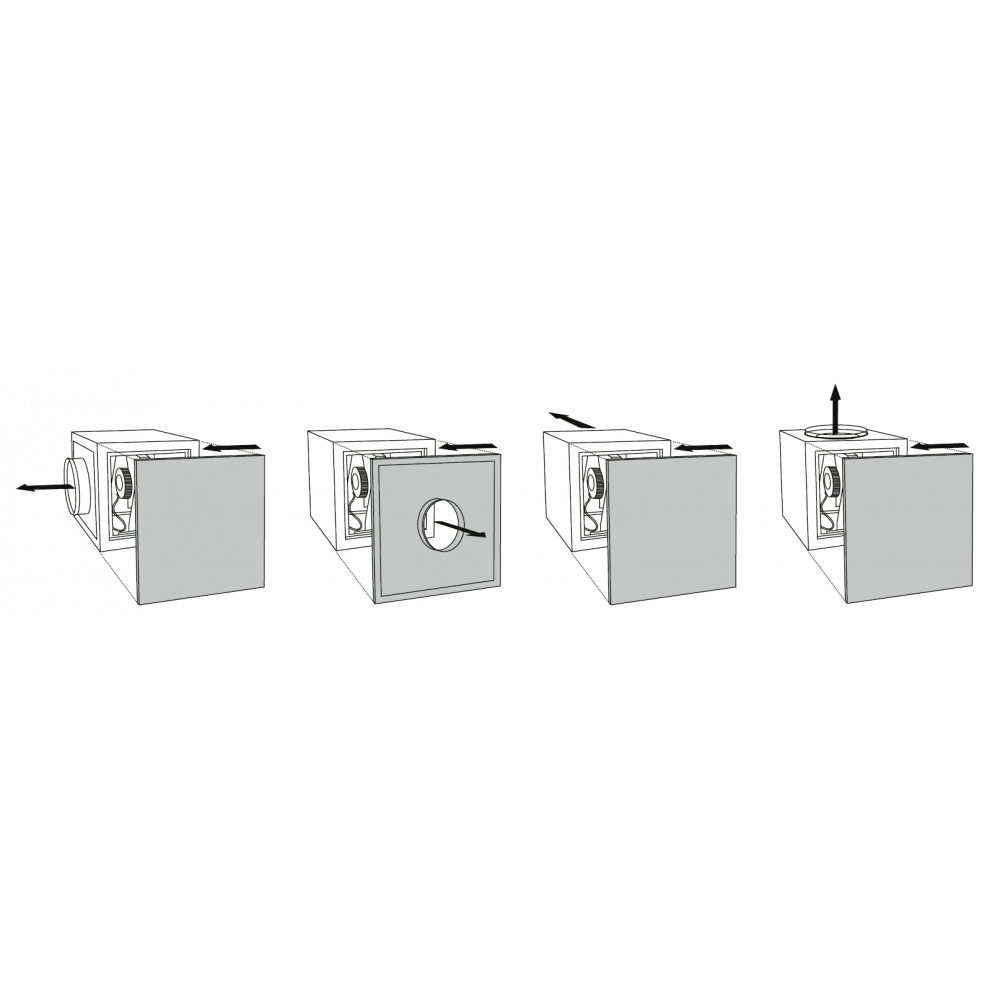 individual panels are interchangeable in the indicated positions