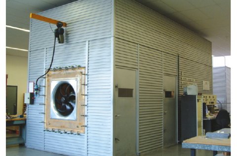 měřicí tratě pro měření výkonových parametrů ventilátorů a vzduchotechnických jednotek