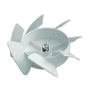 S&P fan impellers are equipped with a steel spring to prevent the impeller from slipping off the motor shaft during thermal overload of the motor