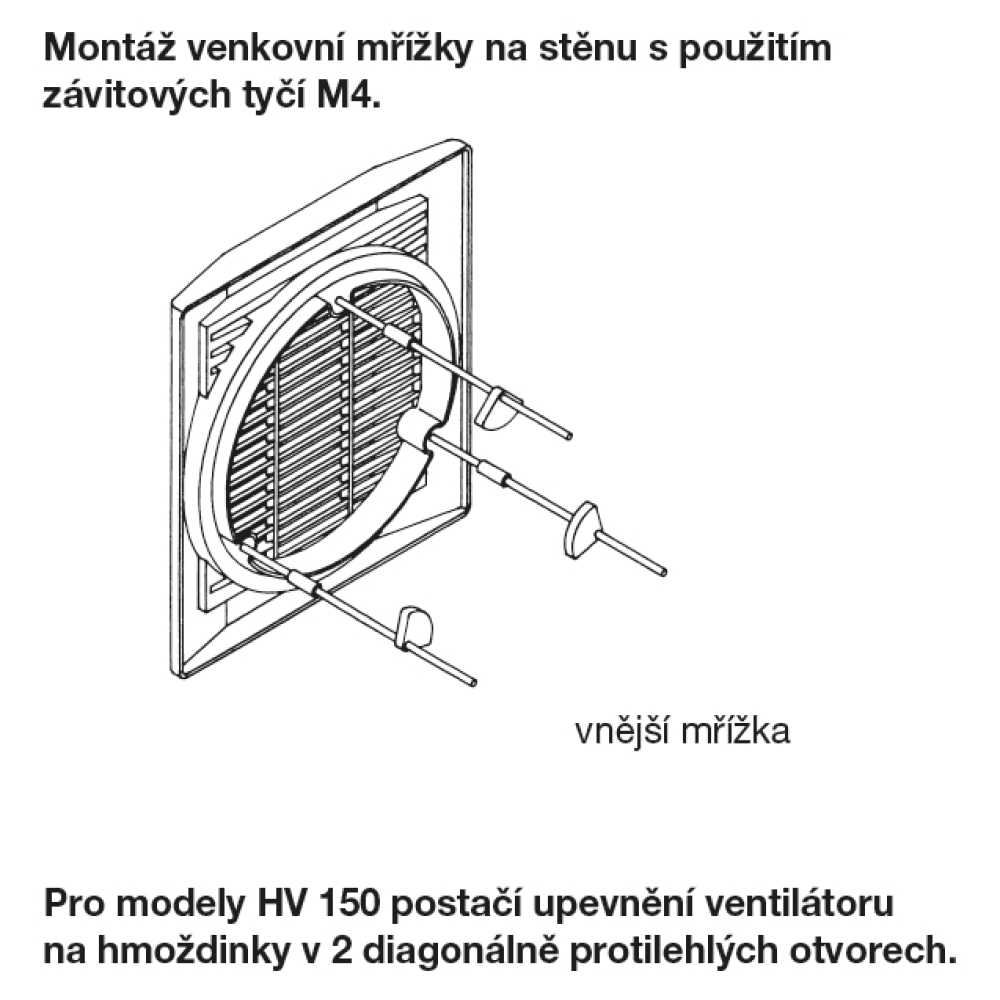 vnější mřížka