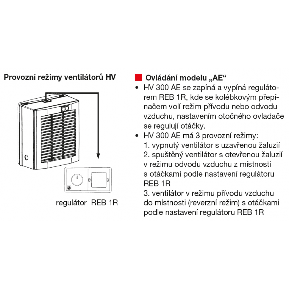 operating mode HV 300 AE