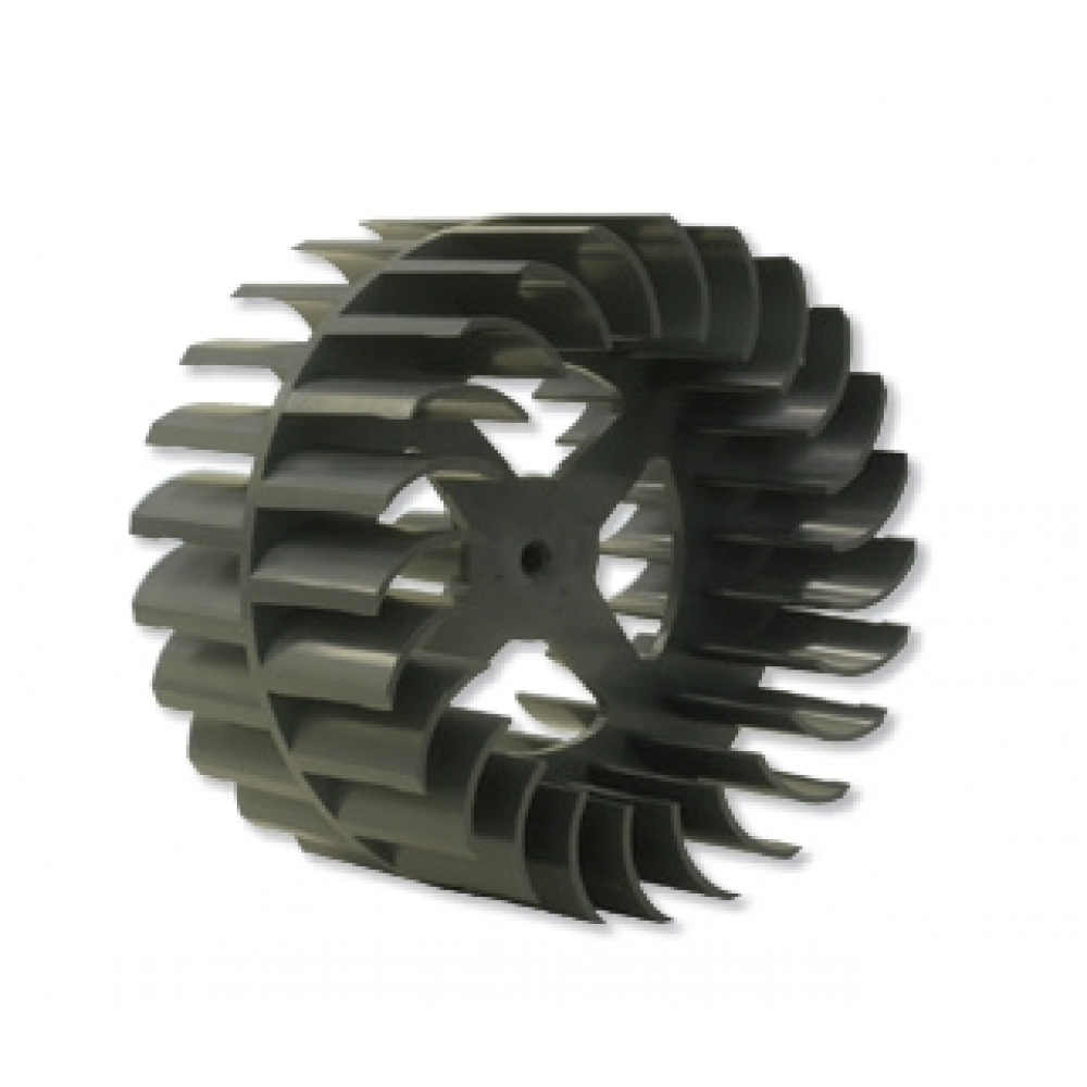 radial impeller with forward curved blades