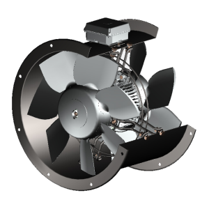 counter-running impellers provide double the pressure capacity