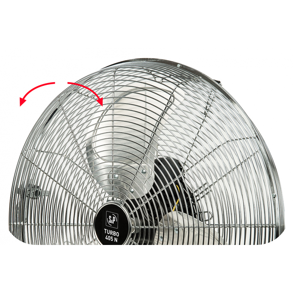 nastavitelná poloha ventilátoru