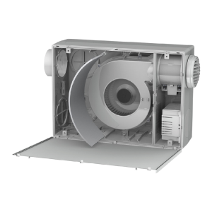 M5 class fan and filter inside the unit