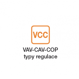 VAV-CAV-COP typy regulace