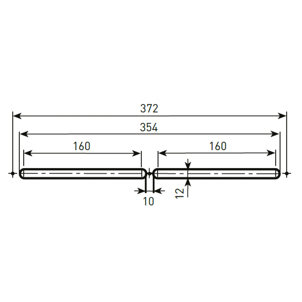 the size of the mounting holes and air passage openings in the window frame