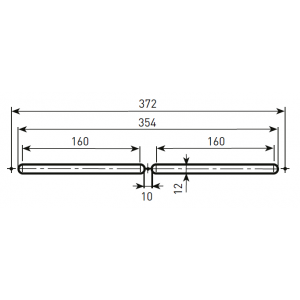 the size of the mounting holes and air passage openings in the window frame