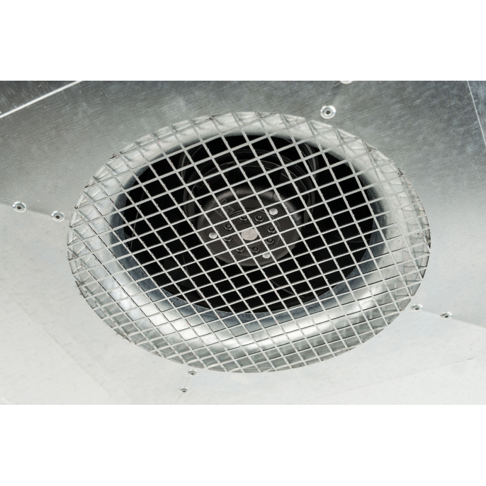protective grille on the intake