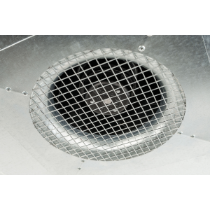protective grille on the intake