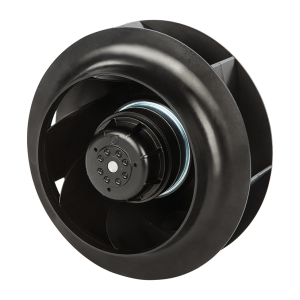 impeller with backward curved blades