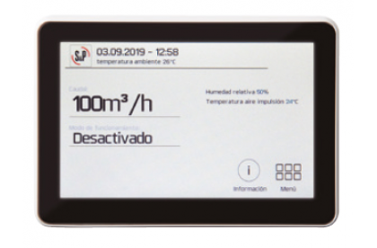 TSP-Plus - LCD dotykový panel s nastavitelným časovým programem (na objednávku)