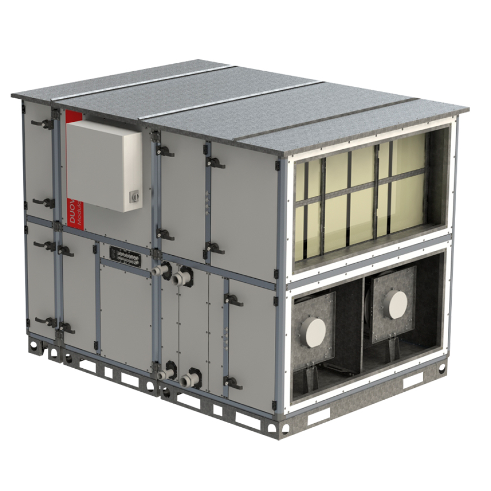 example of the ROOFPACK-A version for DUOVENT MODULAR RV 14500 with MX