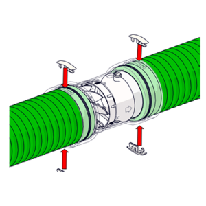 installation in pipes