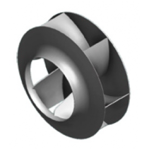 impeller with backward curved blades