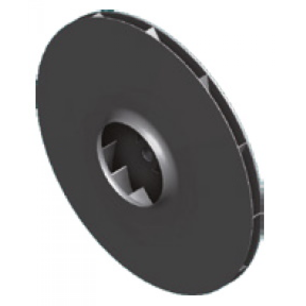 impeller with backward curved blades