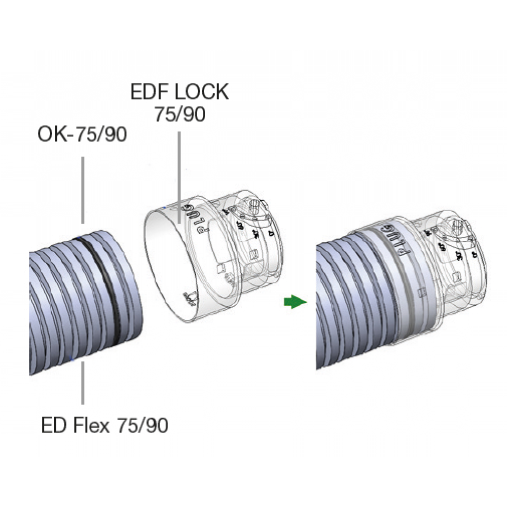 LOCK - special lock for securing the hose in the neck of the box