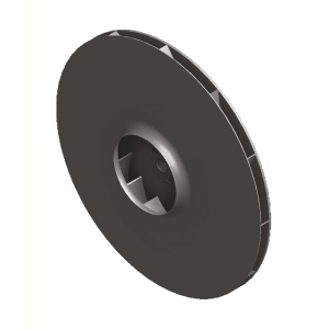 oběžné kolo s dozadu zahnutými lopatkami