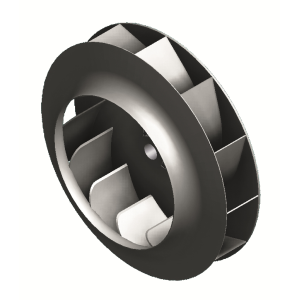 oběžné kolo s dozadu zahnutými lopatkami