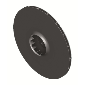 oběžné kolo s dopředu zahnutými lopatkami