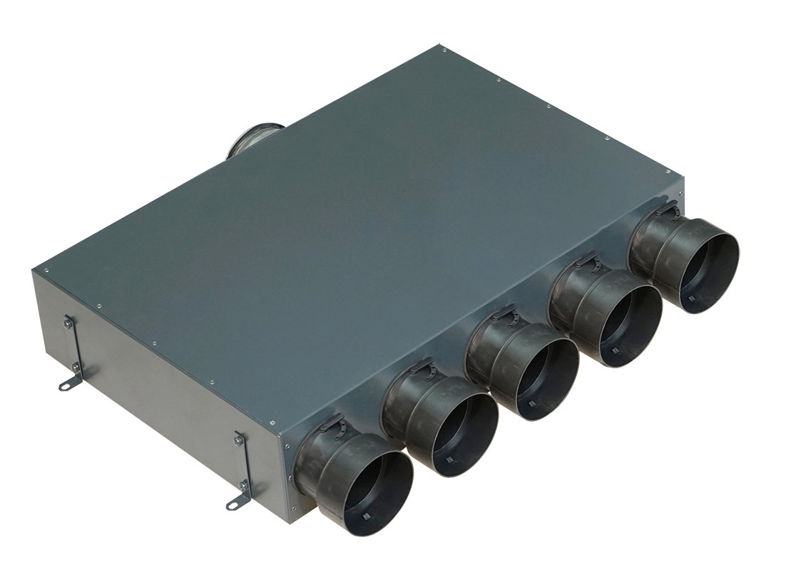 U Box Lock EDF-U-BOX 100/5 LOCK jednořadý rozdělovací box s horizontálním ...